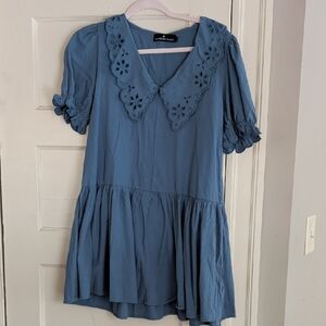 Tuckernuck Pomander Place French Blue Kit Dress